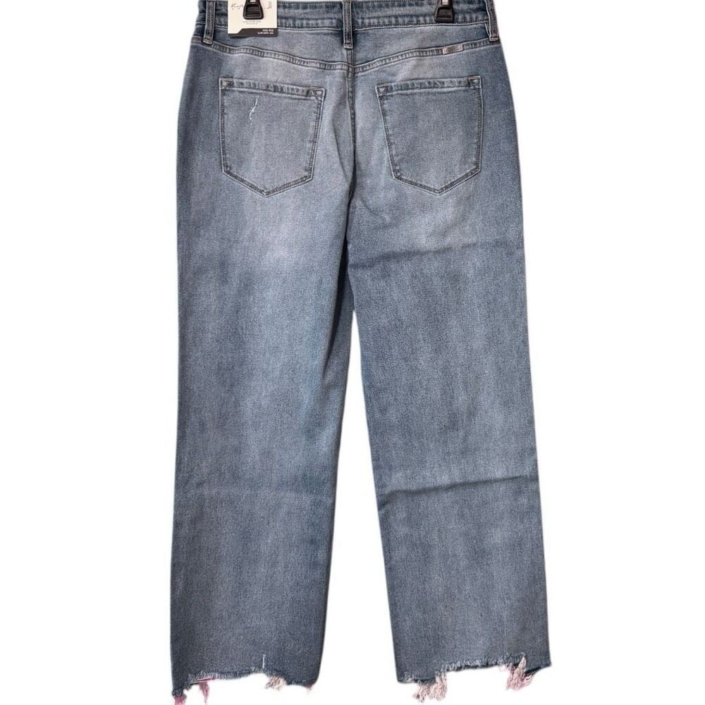 KanCan Light Wash High Rise Slim Wide Leg Jeans Size 13/30 NWT - Picture 12 of 13